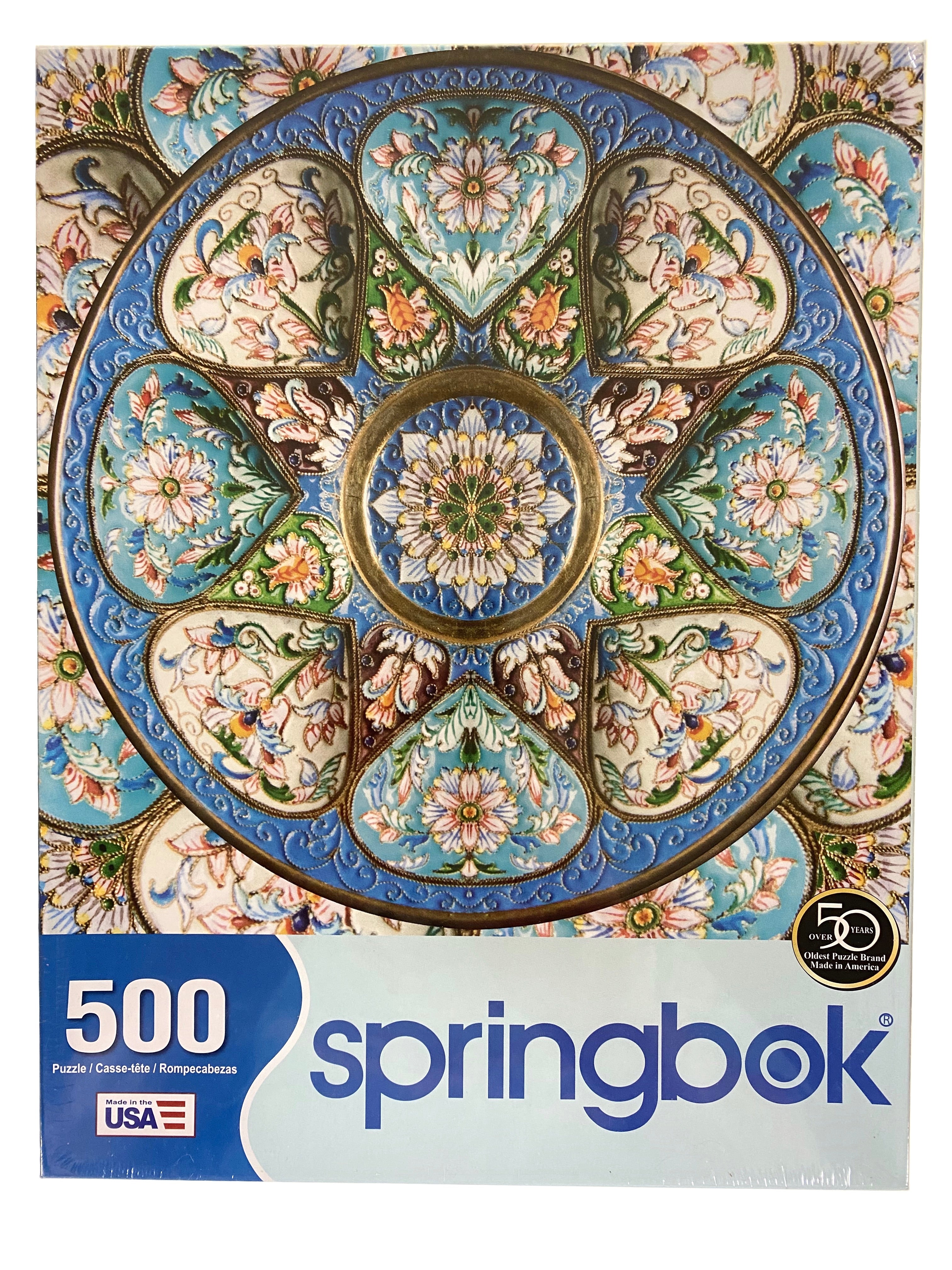Timeless Turquoise 500 Piece Puzzle    