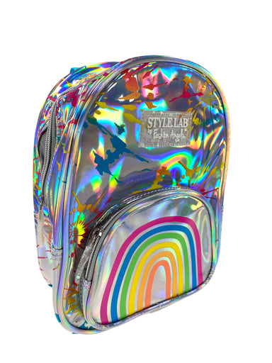 Neon Rainbow Mini Backpack    