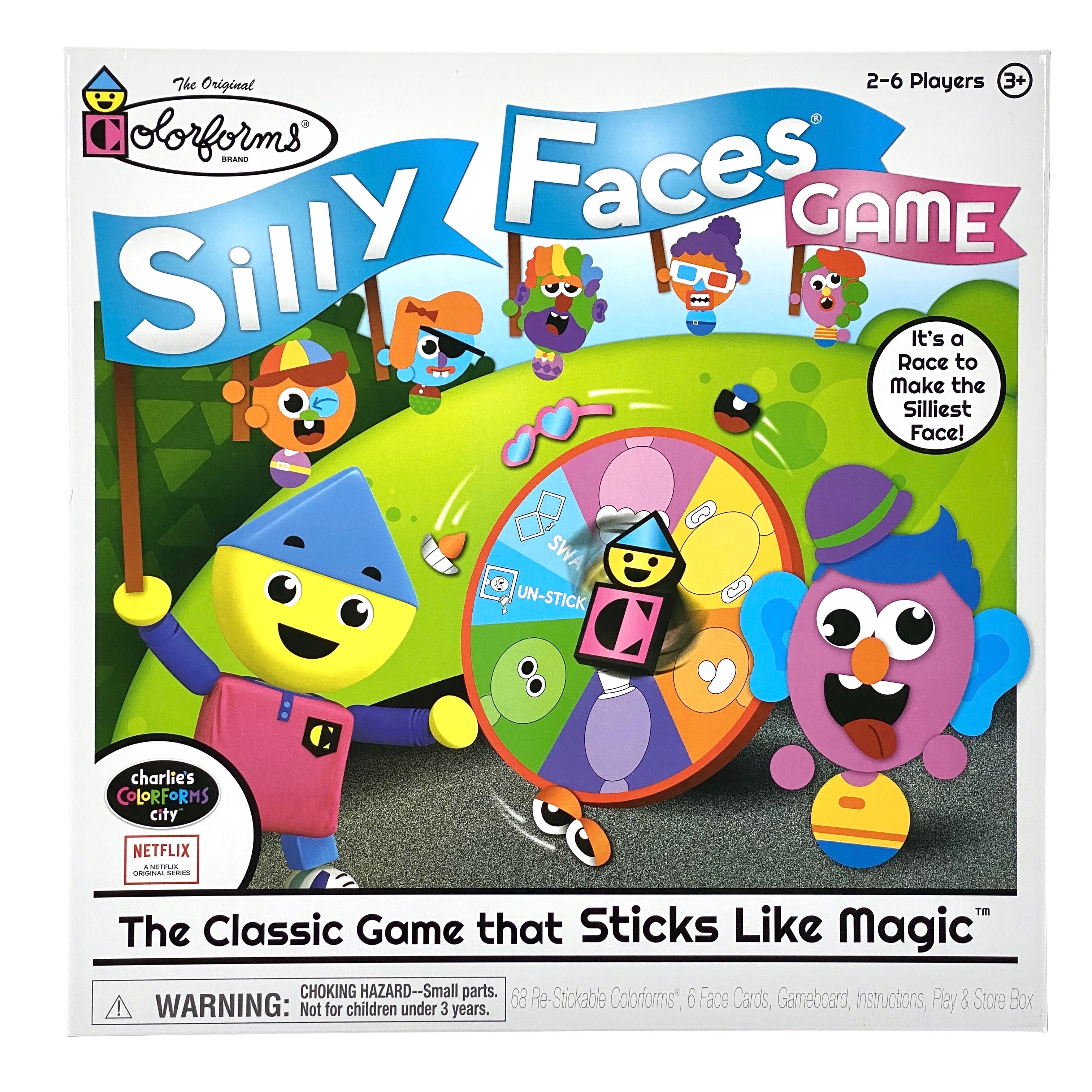 Colorforms Silly Faces Game    