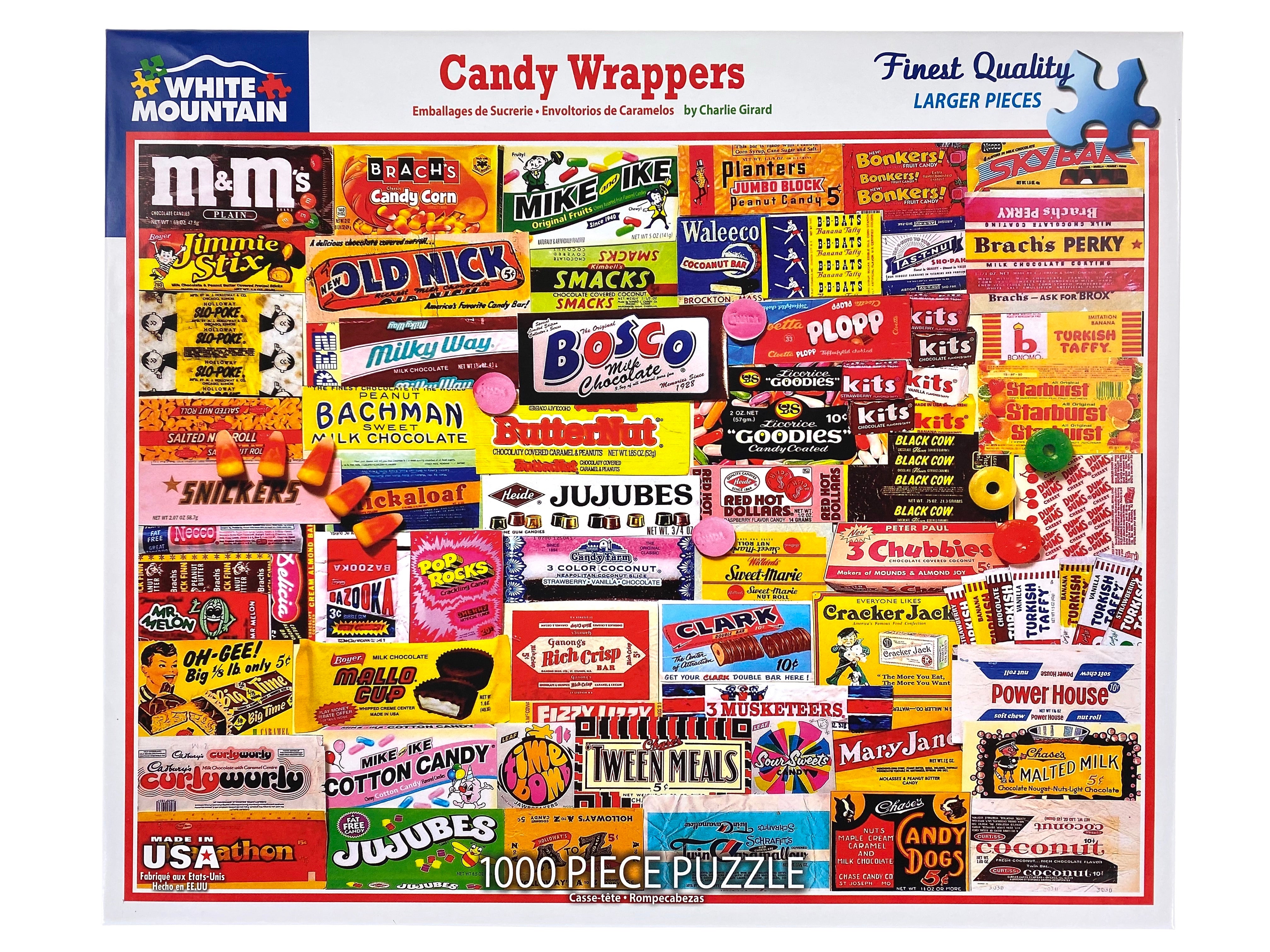 Candy Wrappers 1000 piece puzzle    
