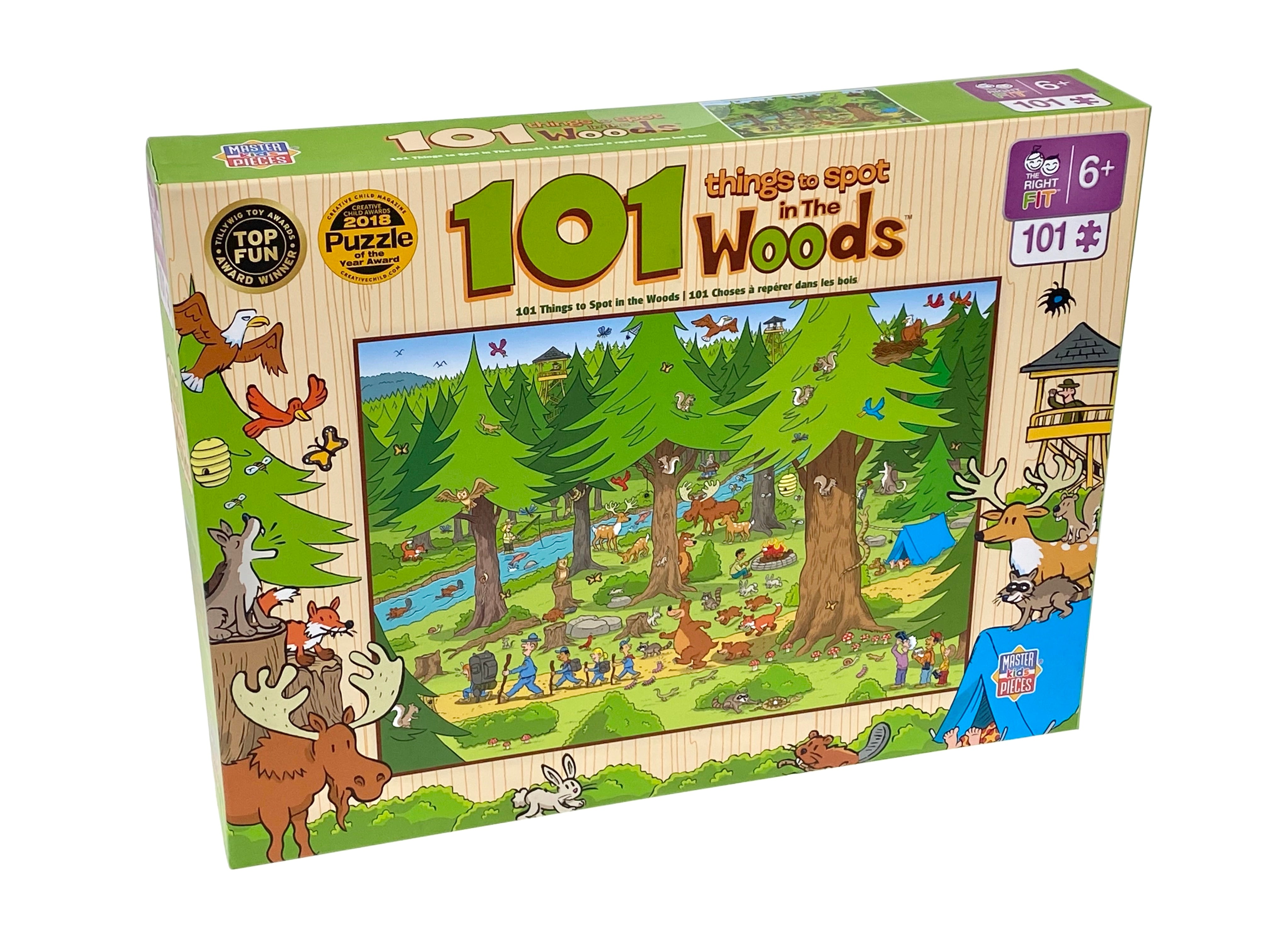 101 Things To Spot In The Woods 101 Piece Puzzle    