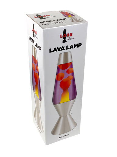 Lava Lamp - 16.3" Yellow-Purple    