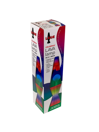 Lava Lamp - 14.5" Colormax Rainbow    