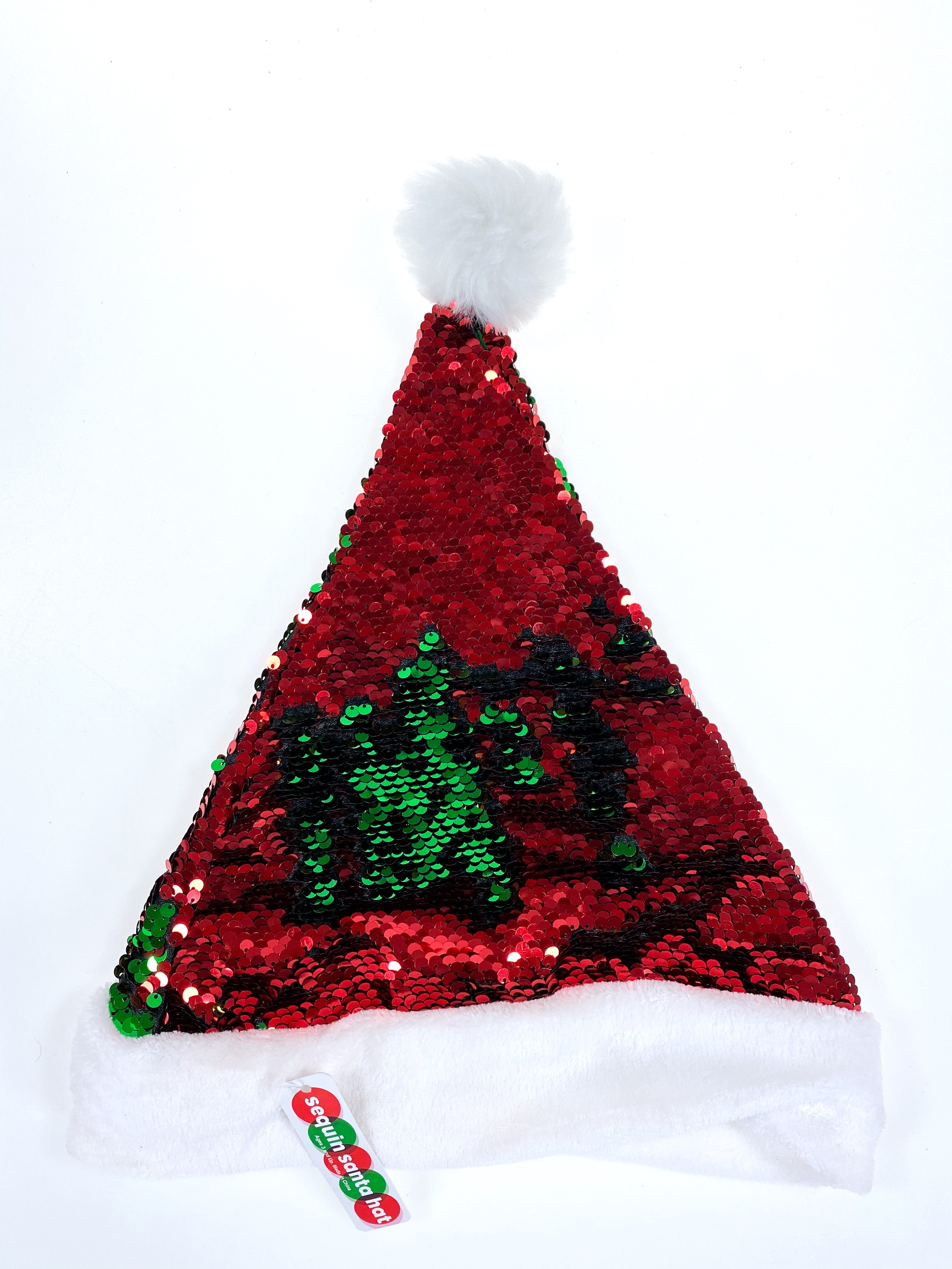 Sequin Santa Hat    