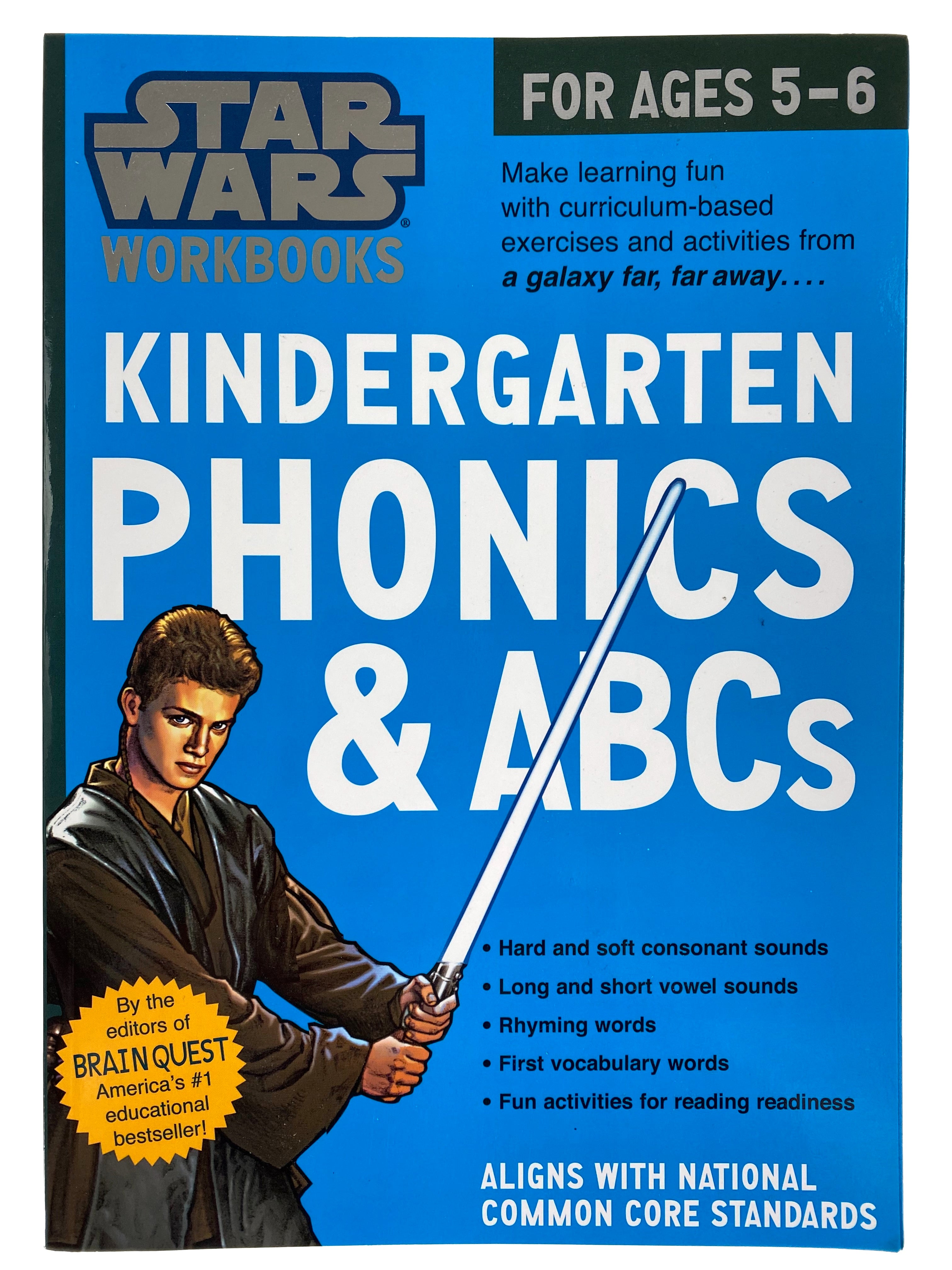 Star Wars Workbook - Kindergarten Phonics & ABCs    