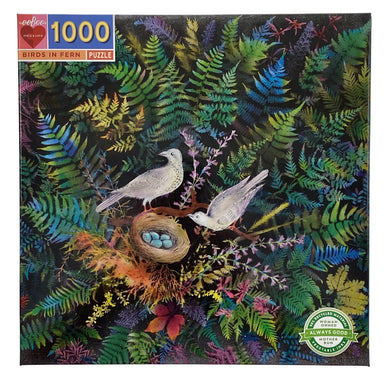 Birds In Fern 1000 Piece Puzzle    