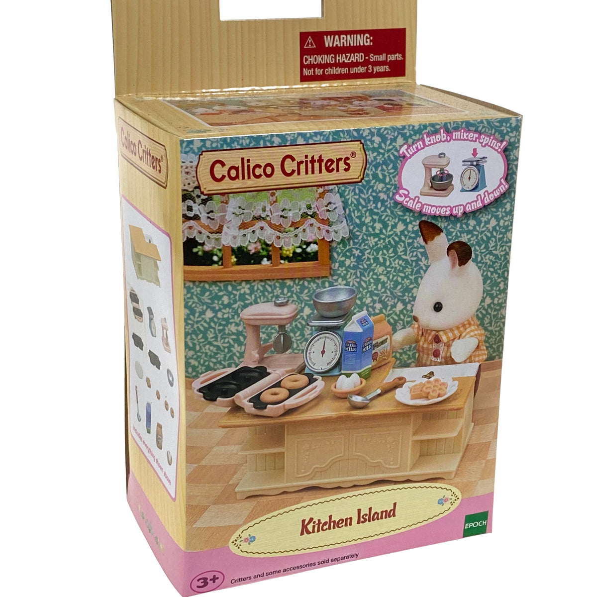 CALICO CRITTERS Silver TOASTER & SLICE OF TOAST Kitchen Food Accessories  Spare