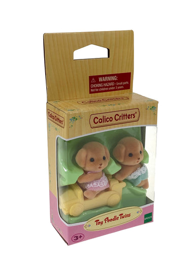 Calico Critters Toy Poodle Twins    