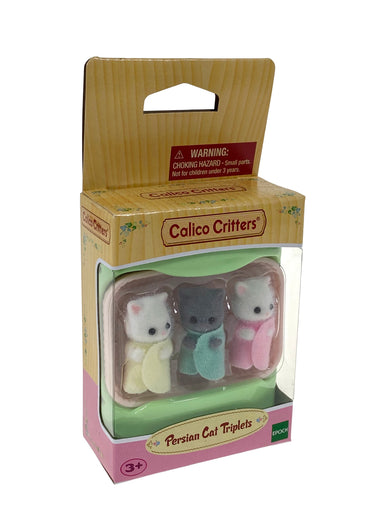 Calico Critters Persian Cat Triplets    