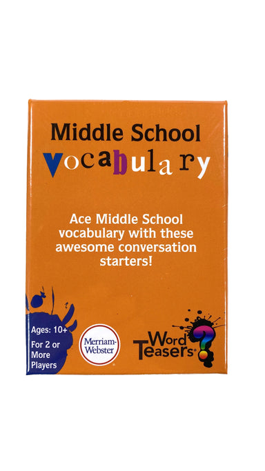 Word Teasers Middle School Vocabualry Mini    