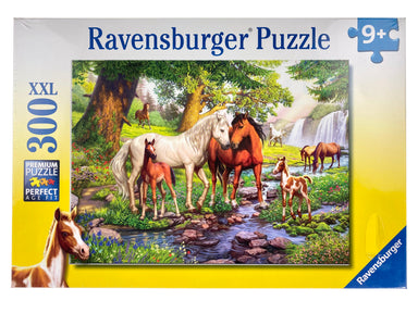 Horses By The Stream 300 Piece Puzzle    