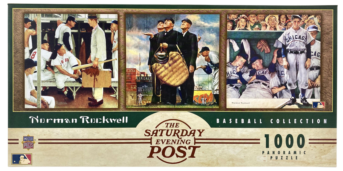 Saturday Evening Post Norman Rockwell Baseball 1000 Piece