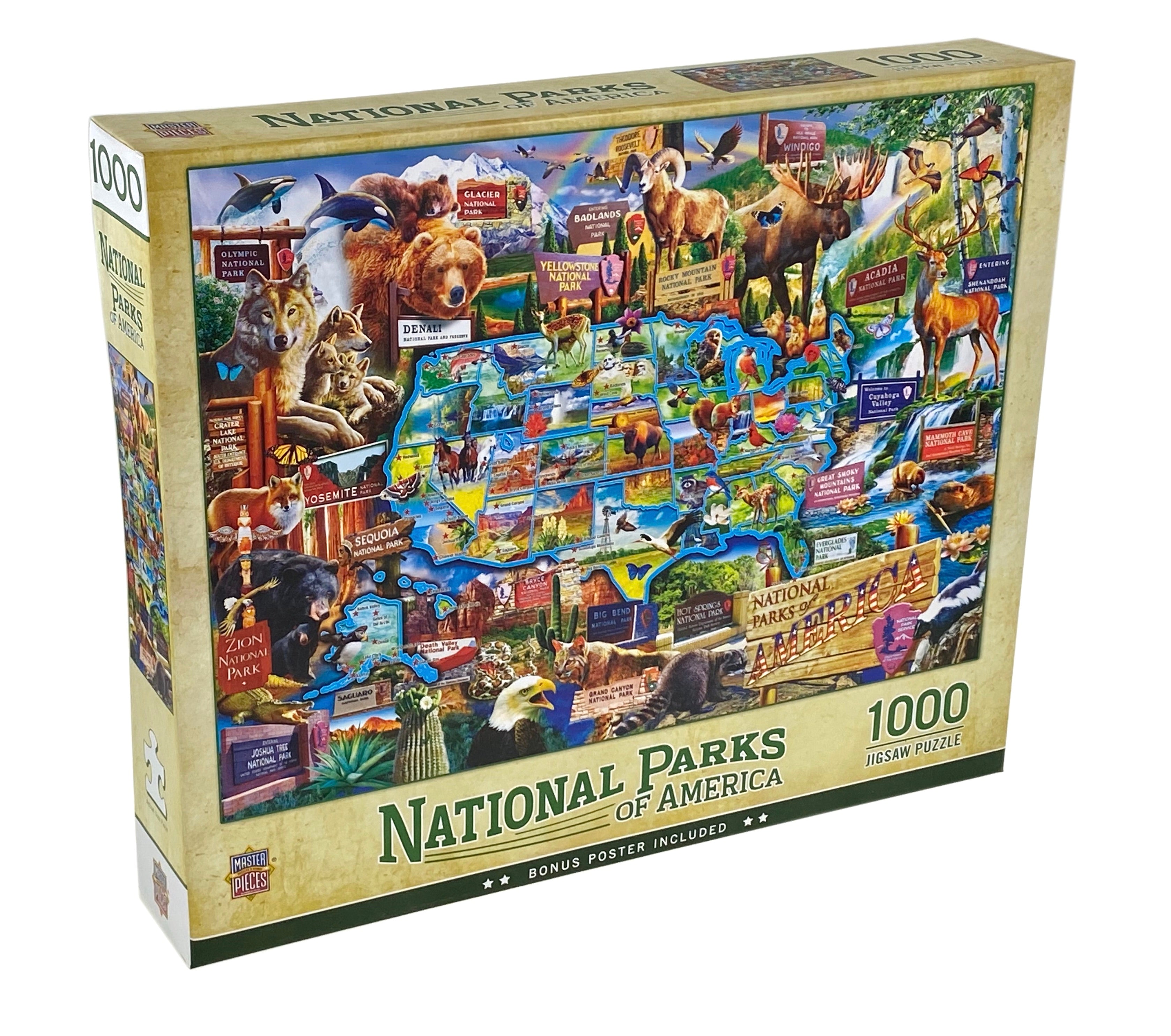 National Parks of America 1000 Piece Puzzle    
