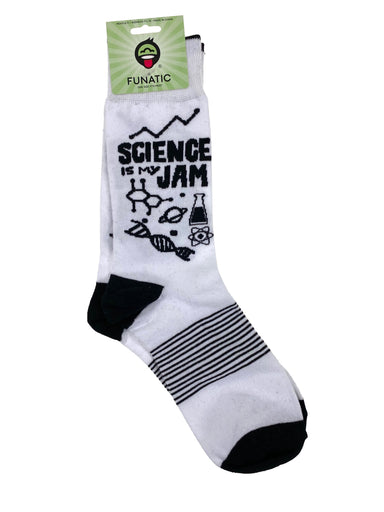 Funatic Crew Socks Science Is My Jam    