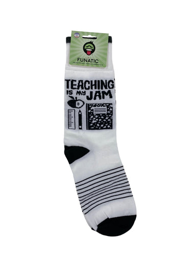Funatic Crew Sock Teaching Is My Jam    