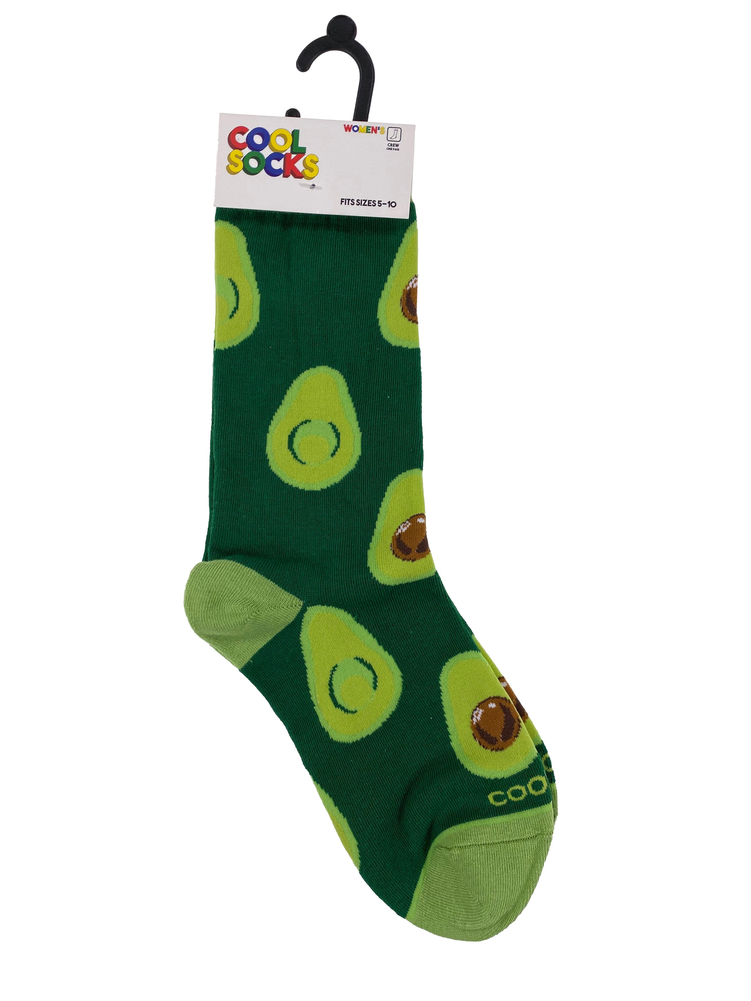 Cool Socks Womens Crew Avocados    