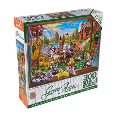Green Acres Afternoon Siesta 300 Piece Large Format Puzzle    