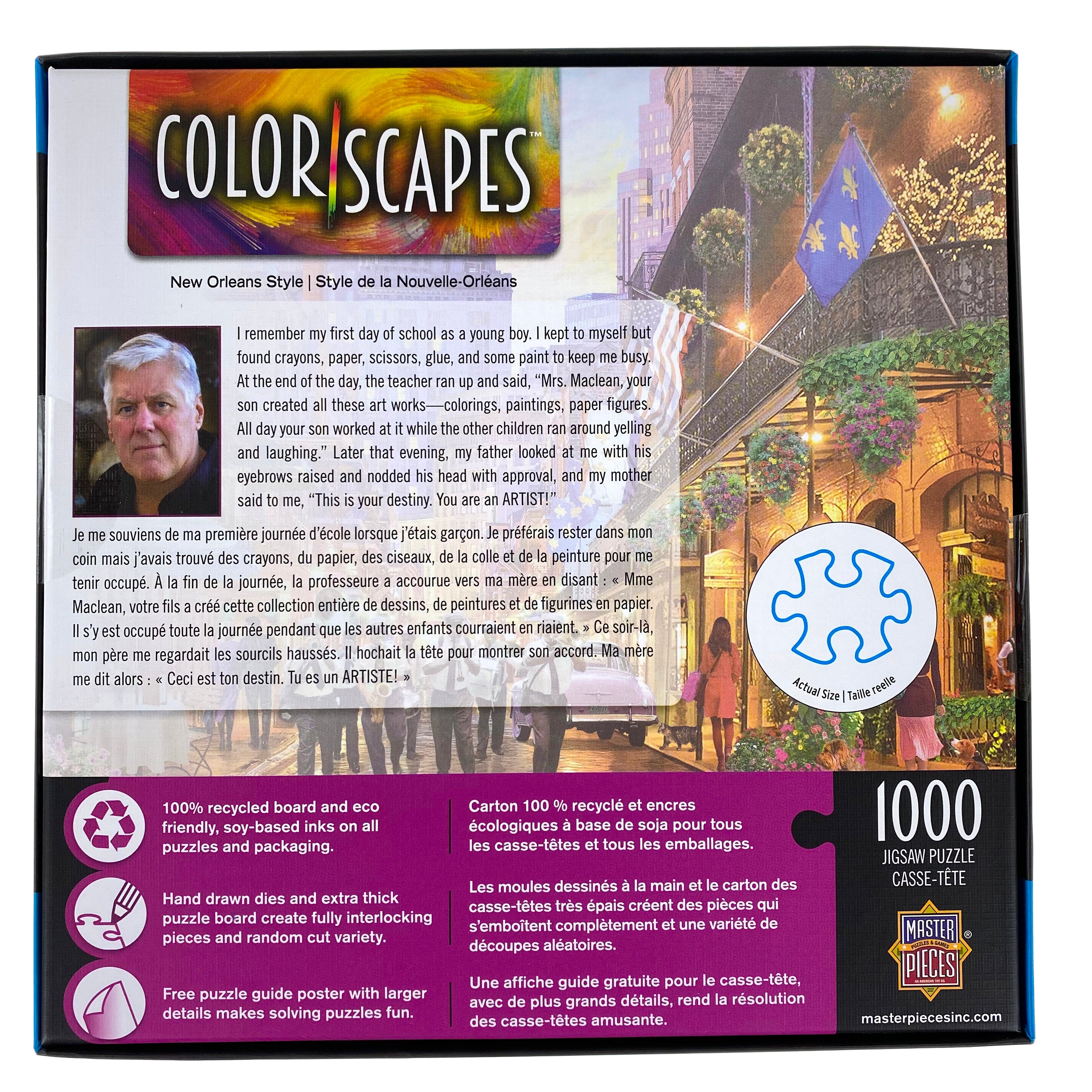 Colorscapes New Orleans Style 1000 Piece Puzzle    