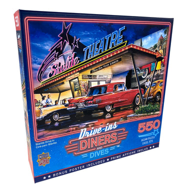 Starlite Drive In 550 Piece Puzzle    