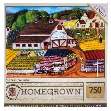 Fresh Flowers 750 Piece Homegrown Puzzle    