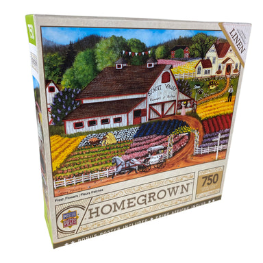Fresh Flowers 750 Piece Homegrown Puzzle    