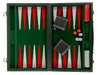 Backgammon - 15" Casino Black & Red Case    