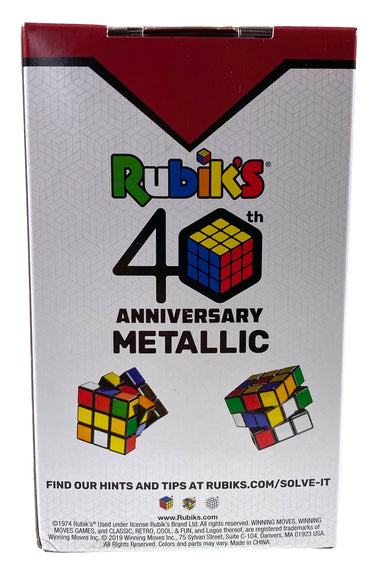 Rubik's Cube - Metallic 40th Anniversary    