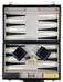 Black and White 15 Inch Backgammon    