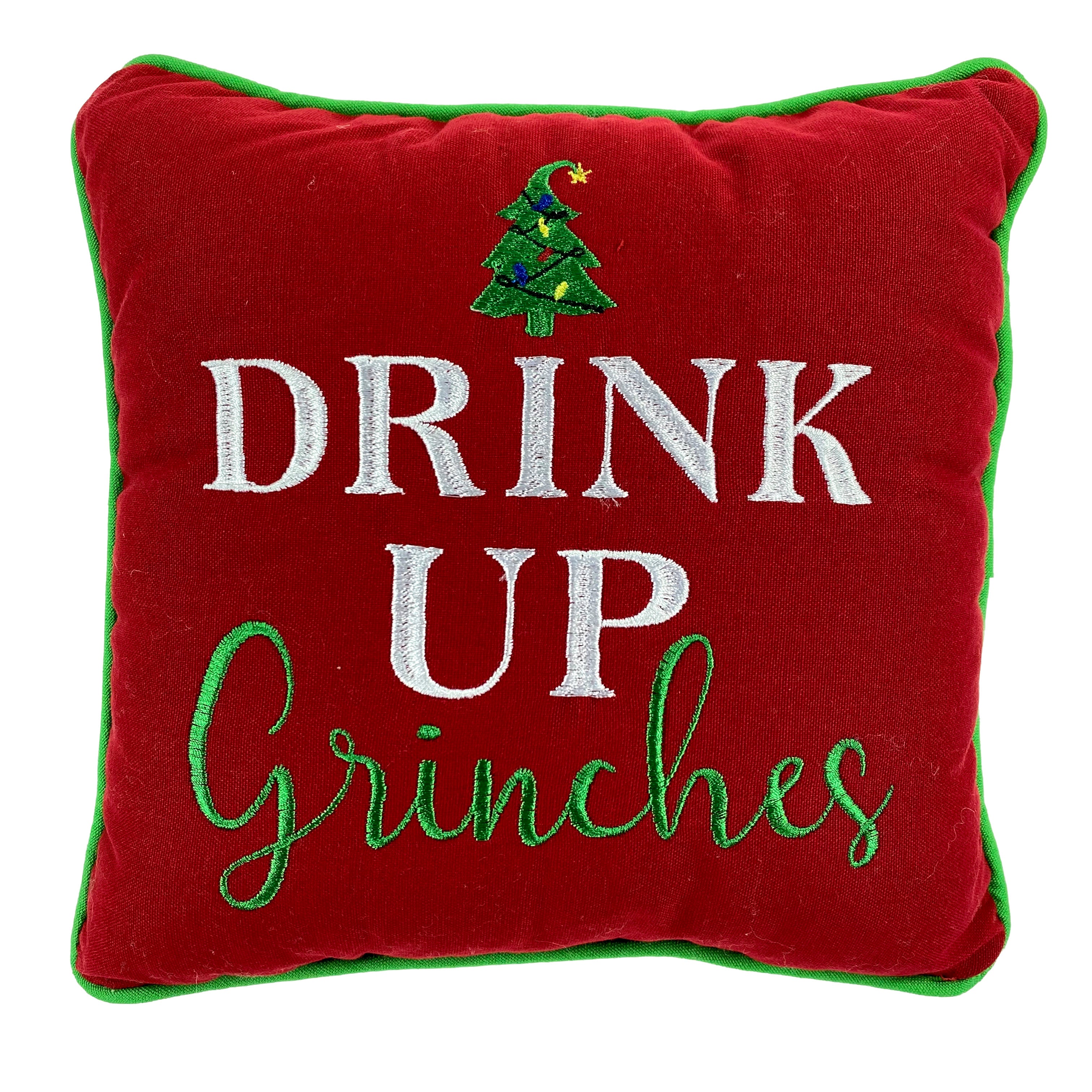 Throw Pillow - Drink Up Grinches    