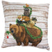 Throw Pillow - Woodland Animal Stack    