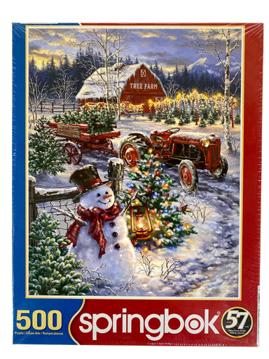 Christmas Tree Farm 500 Piece Puzzle    