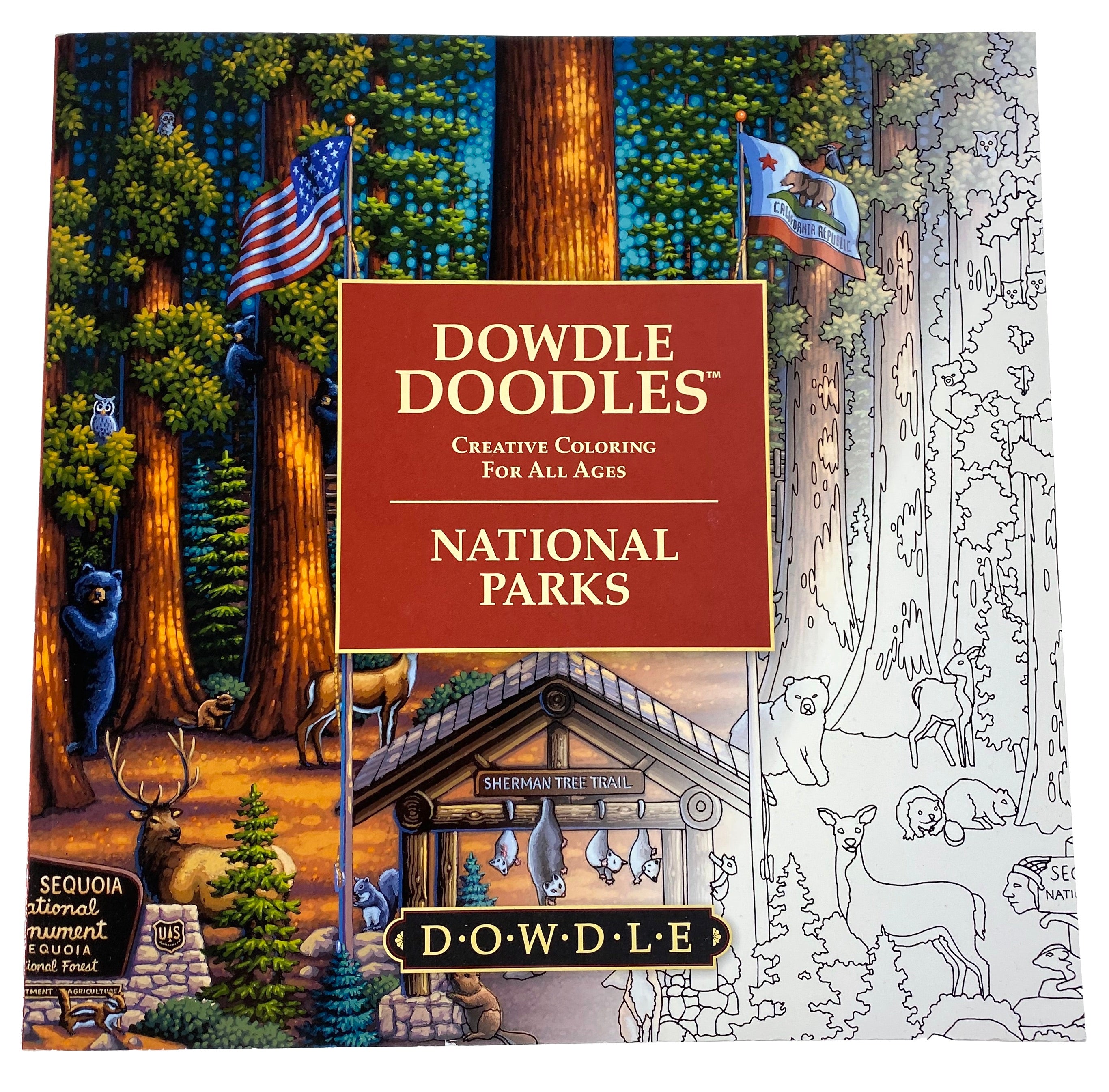 Dowdle Doodles National Parks Coloring Book    