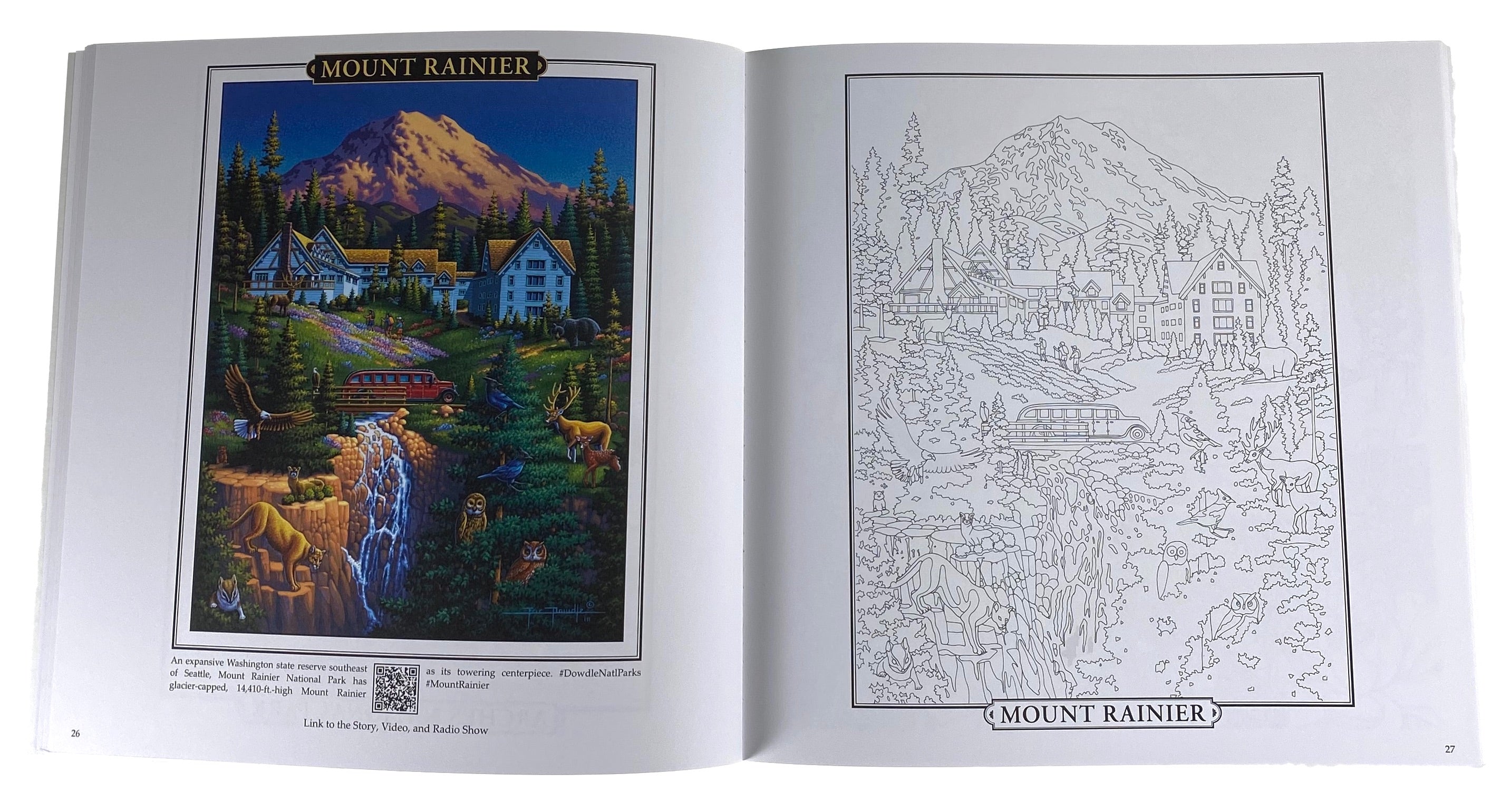 Dowdle Doodles National Parks Coloring Book    