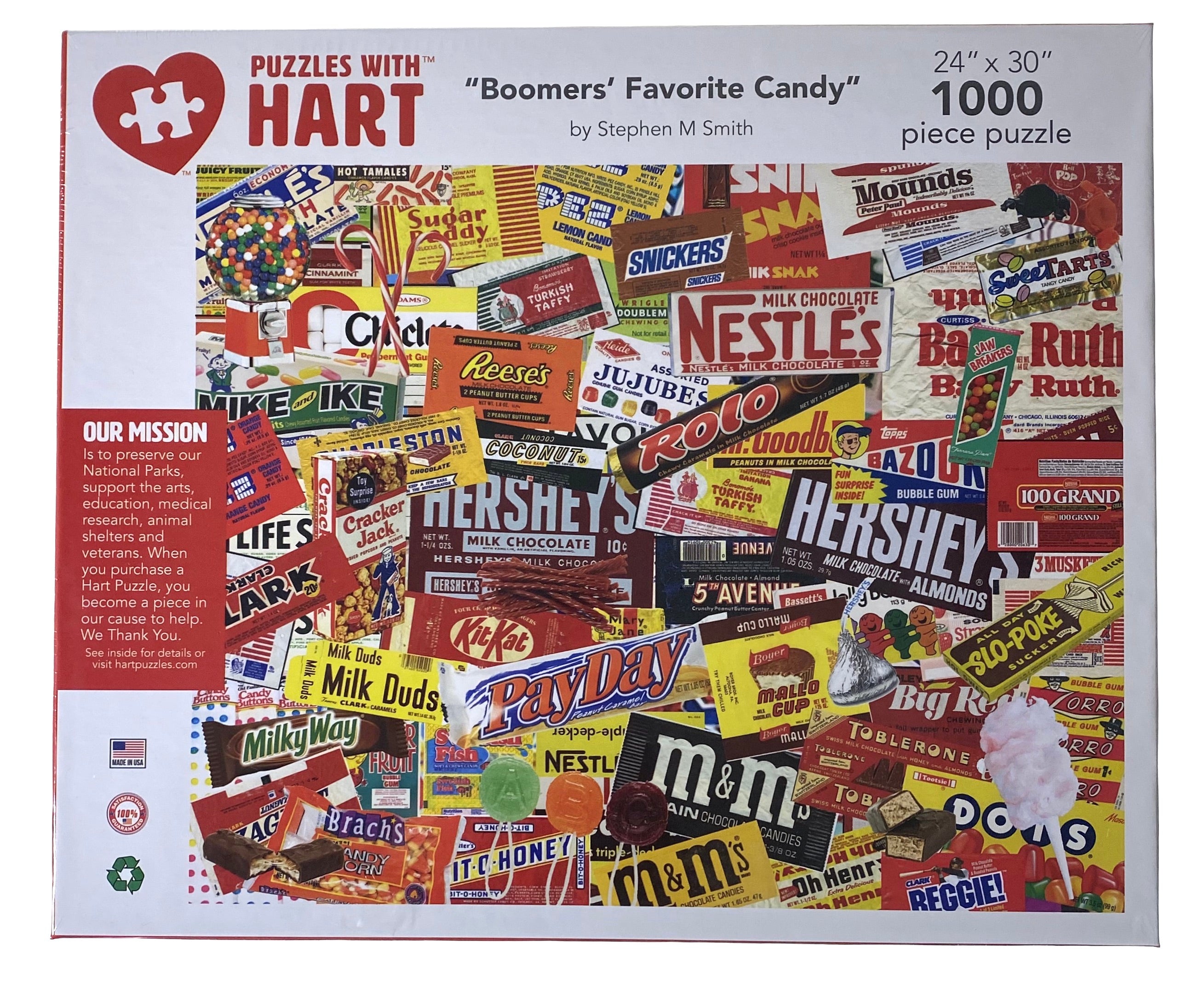 Boomers' Favorite Candy 1000 Piece Puzzle    