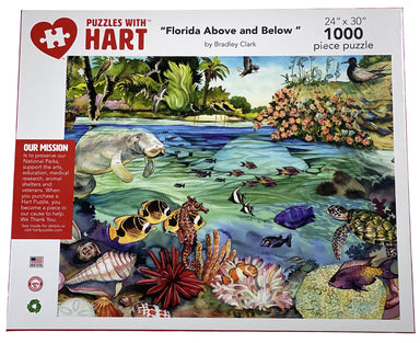 Florida Above And Below 1000 Piece Puzzle    