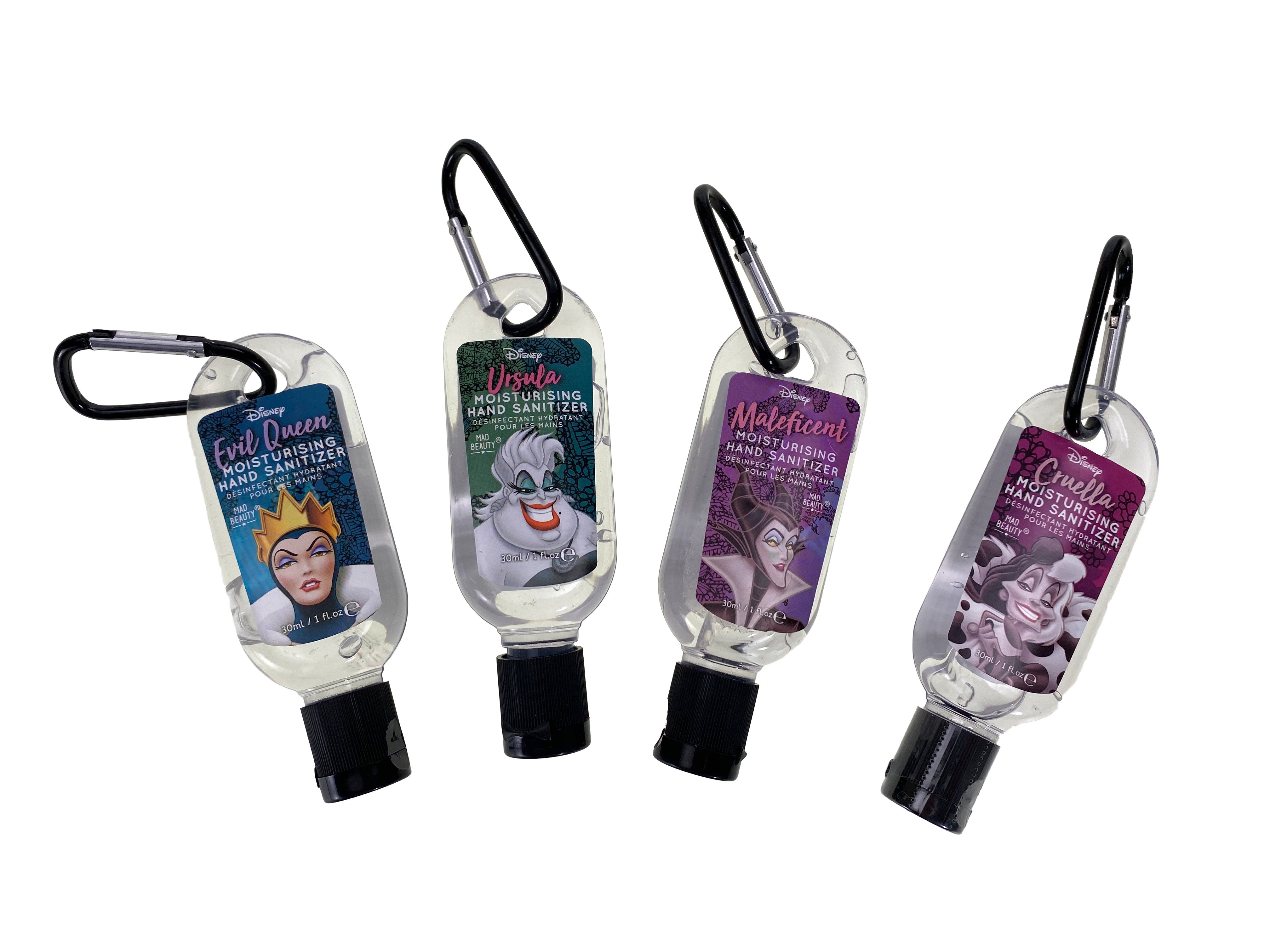 Disney Villains Hand Sanitizer - Ursula, Evil Queen, Maleficent or Cruella    