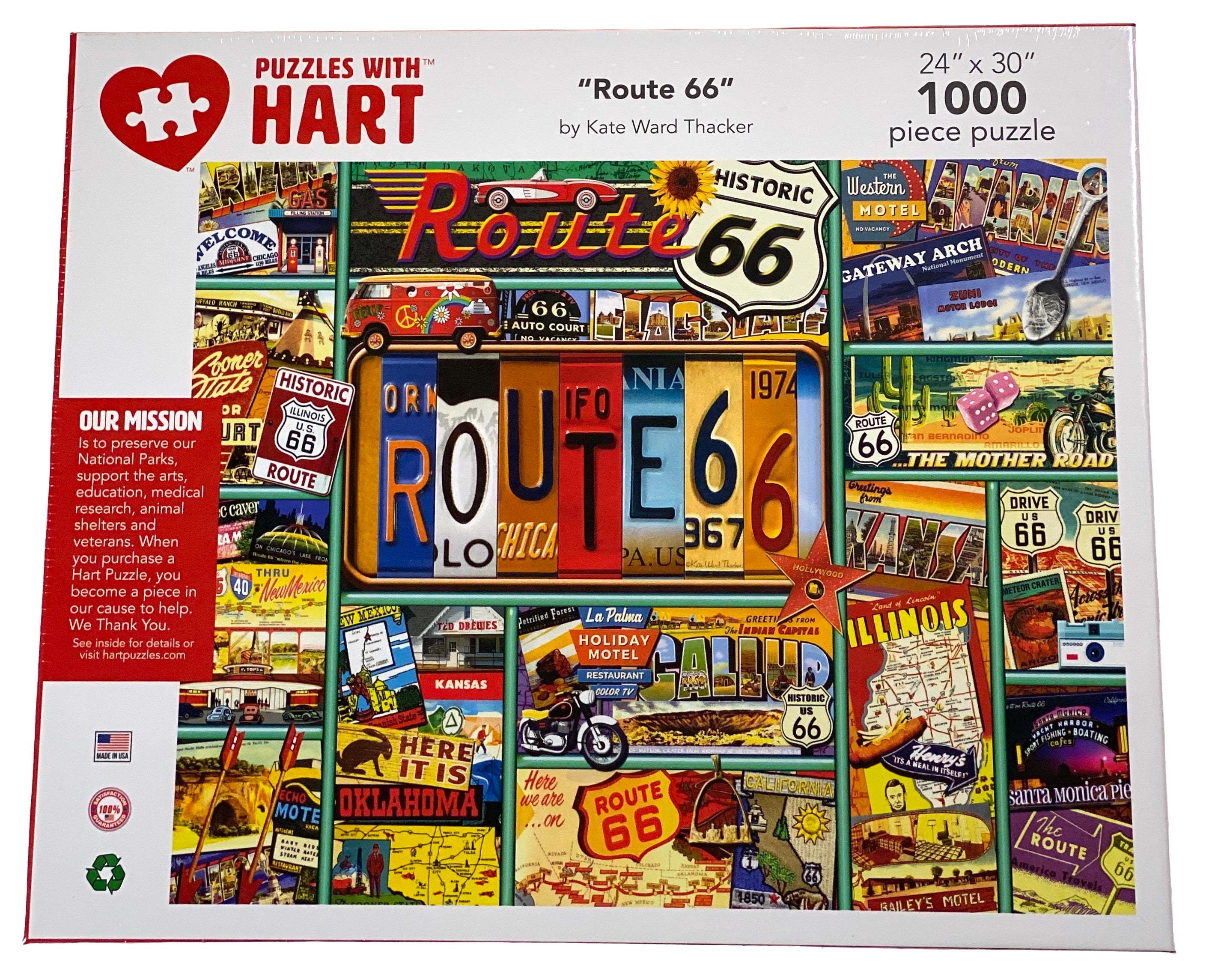 Route 66 1000 Piece Puzzle    