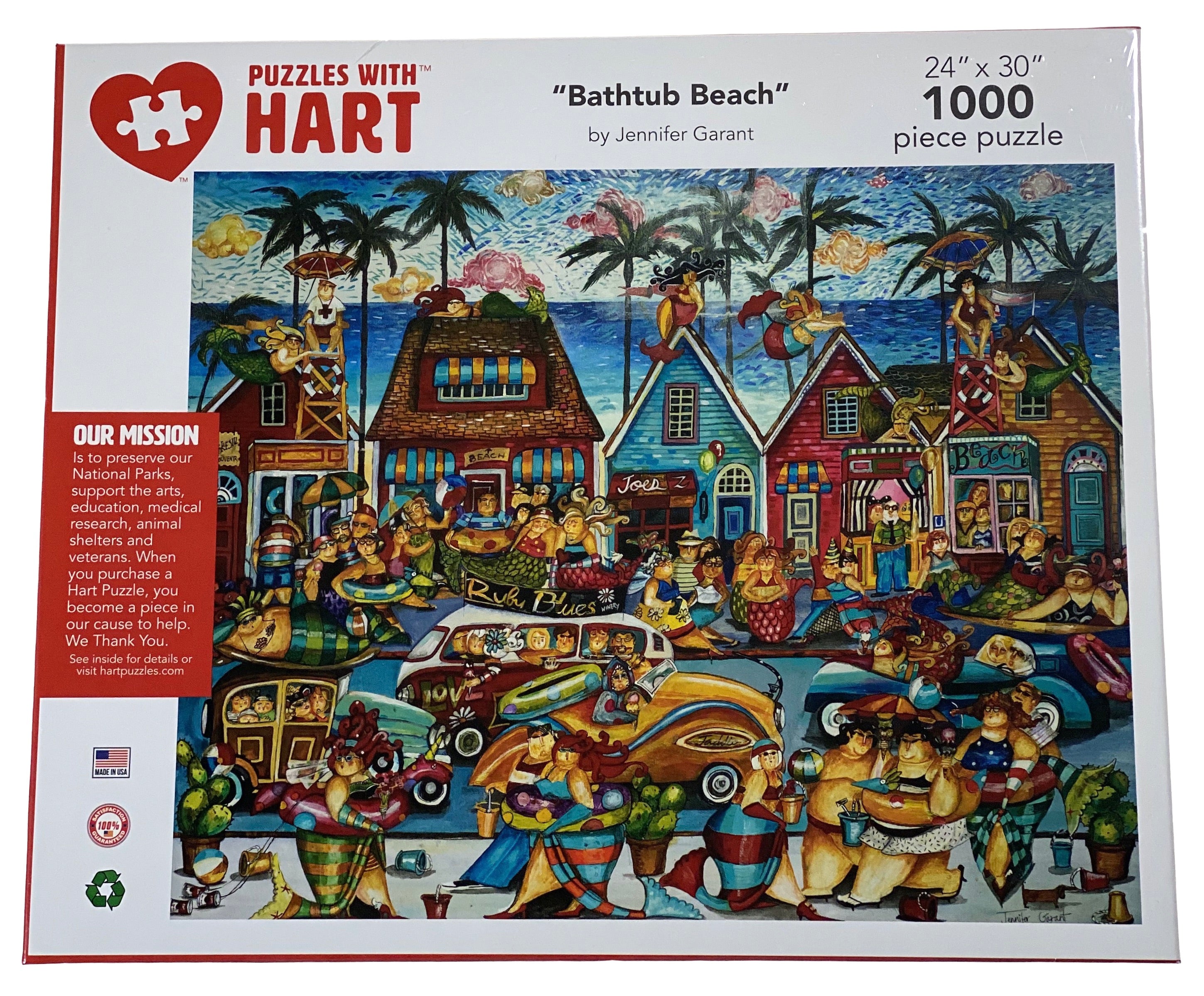 Bathtub Beach 1000 Piece Puzzle    