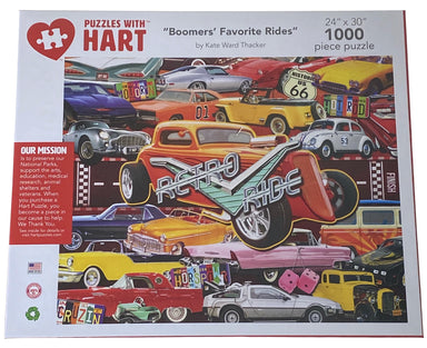 Boomers' Favorite Rides 1000 Piece Puzzle    