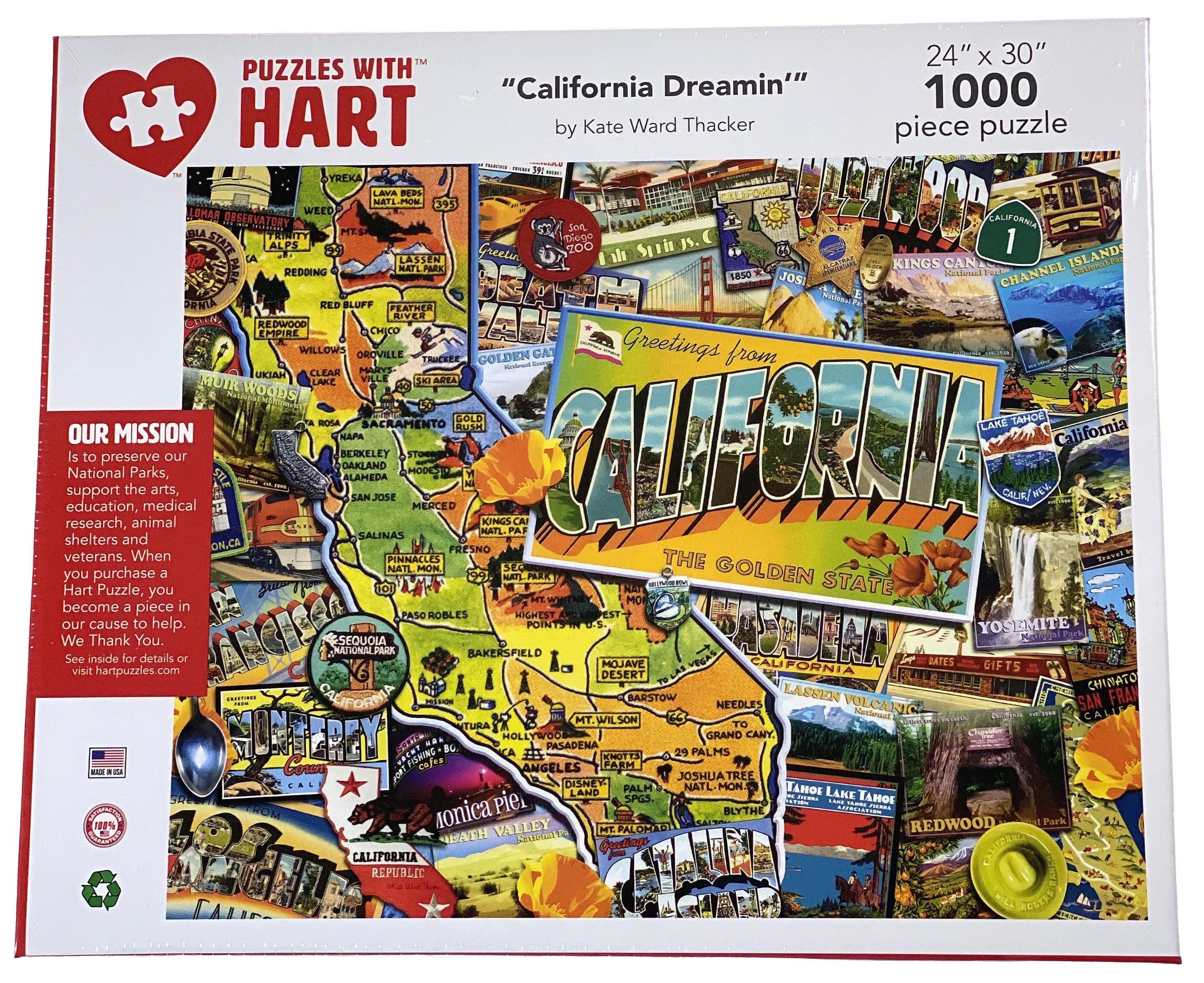 California Dreamin' 1000 Piece Puzzle    
