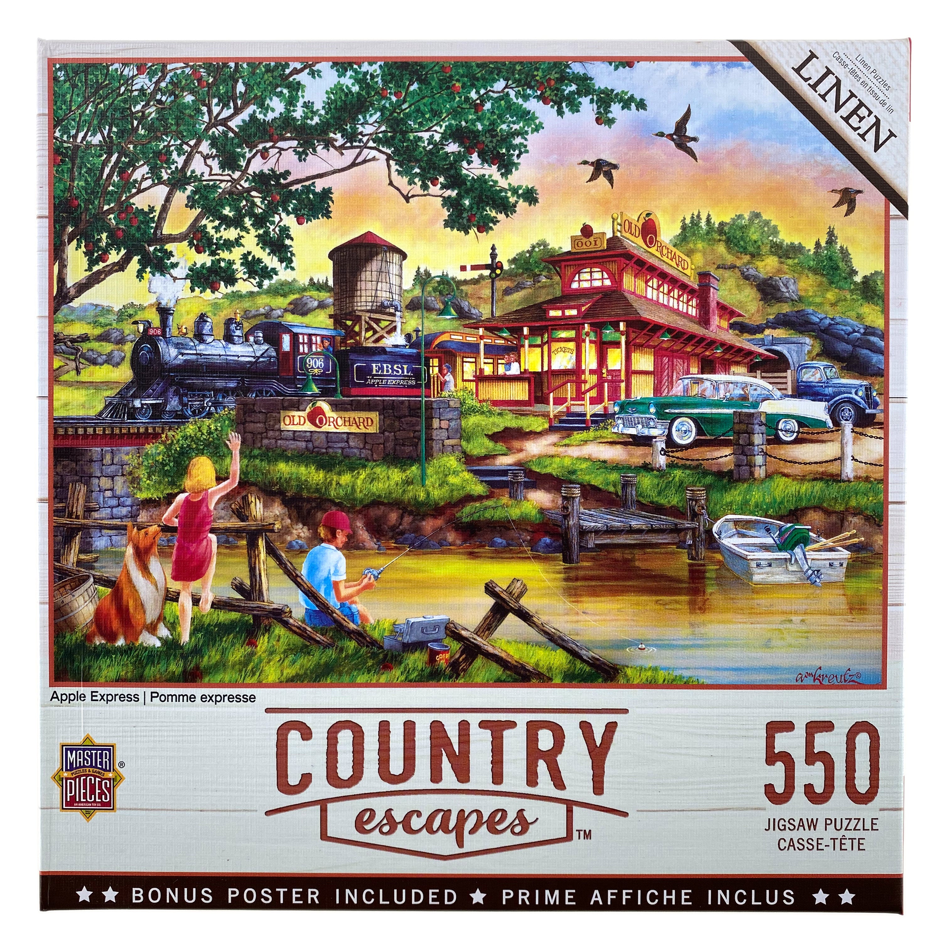 Country Escapes - Apple Express 550 Piece Puzzle    