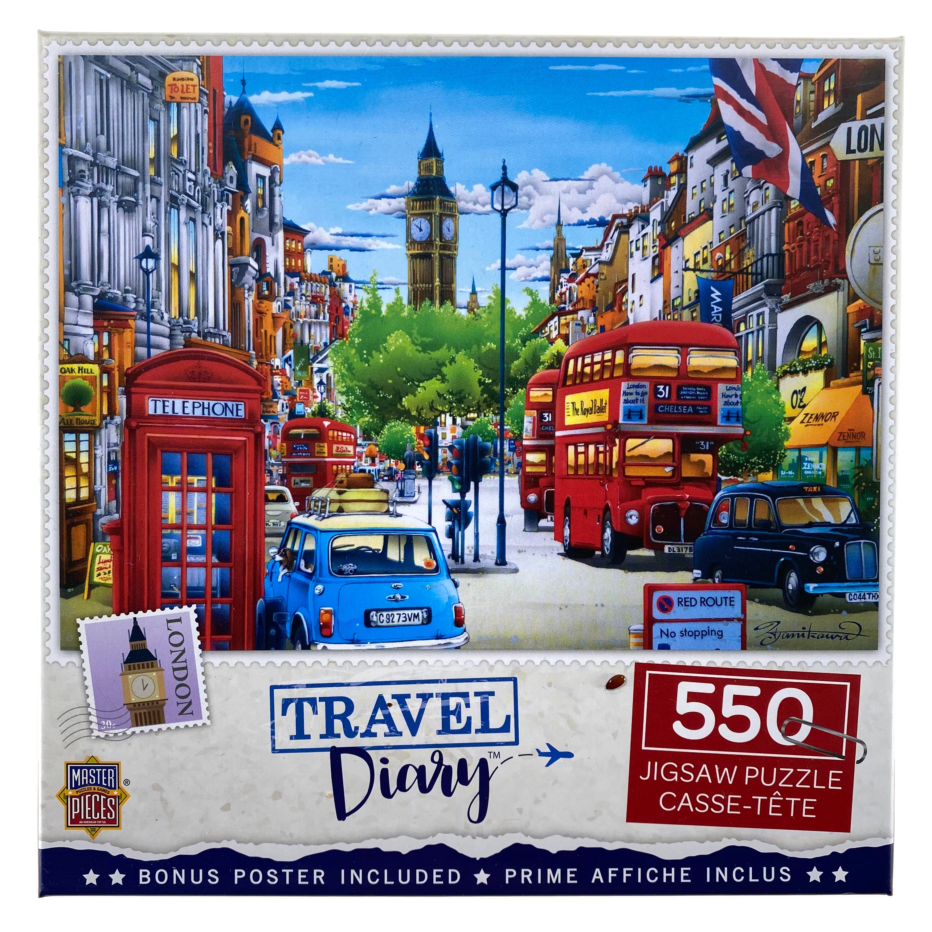 Travel Diary - London 550 Piece Puzzle    