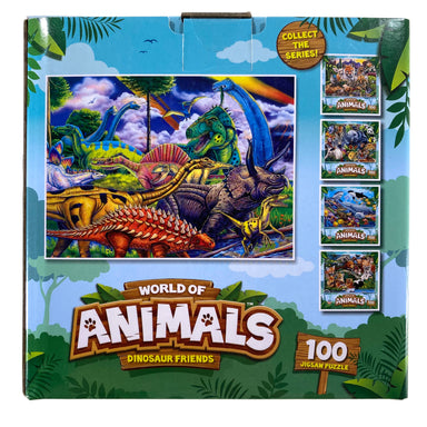 World Of Animals - Dinosaur Friends 100 Piece Puzzle    