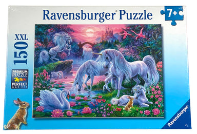 Unicorns in the Sunset Glow - 150 Piece Puzzle    