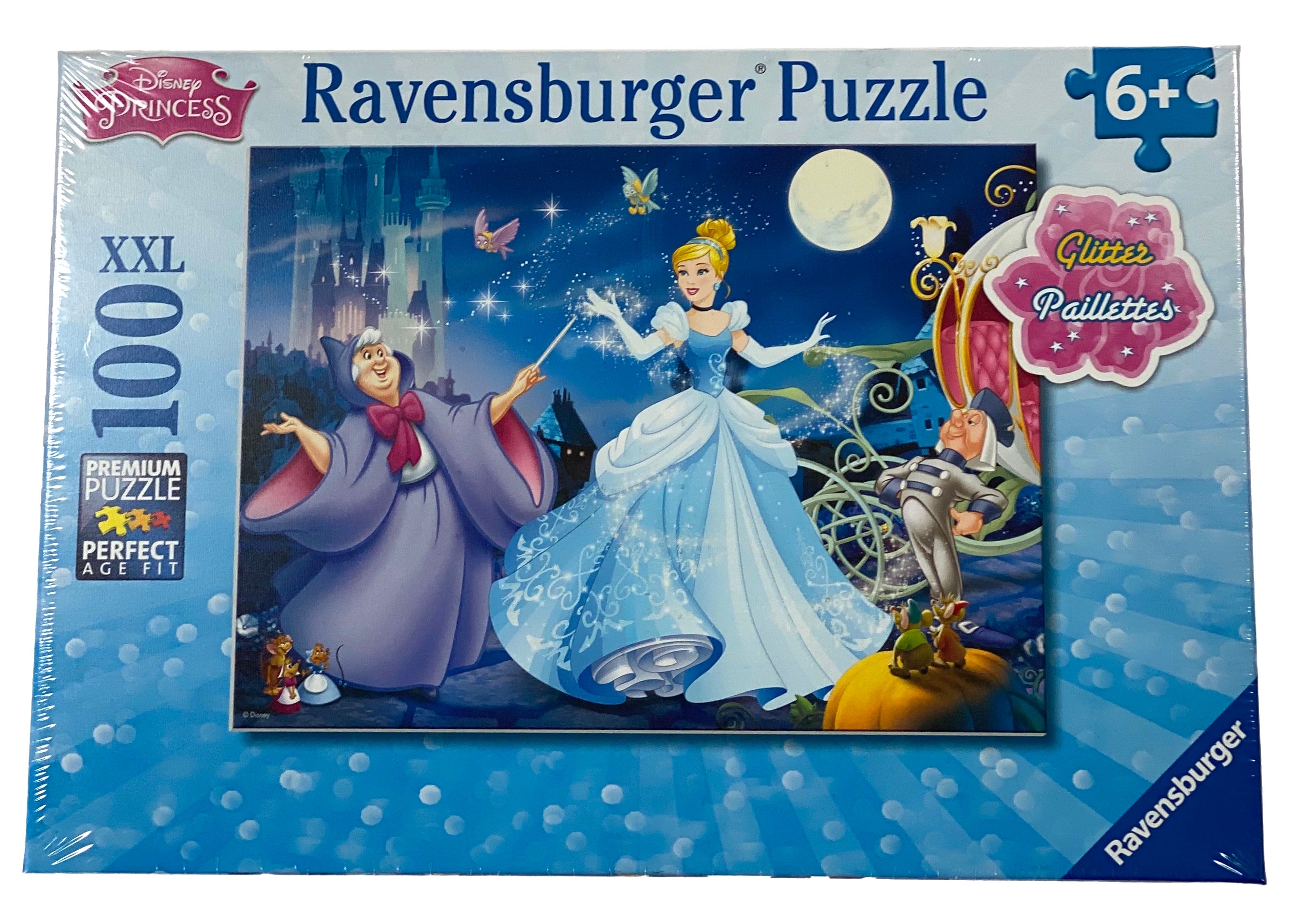 Adorable Cinderella 100 PC Glitter Puzzle : Ravensburger: :  Brinquedos e Jogos