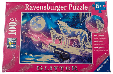 Twilight Howl Glitter 100 Piece Puzzle    