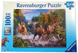 Rushing River Horses 100 Piece Puzzle    
