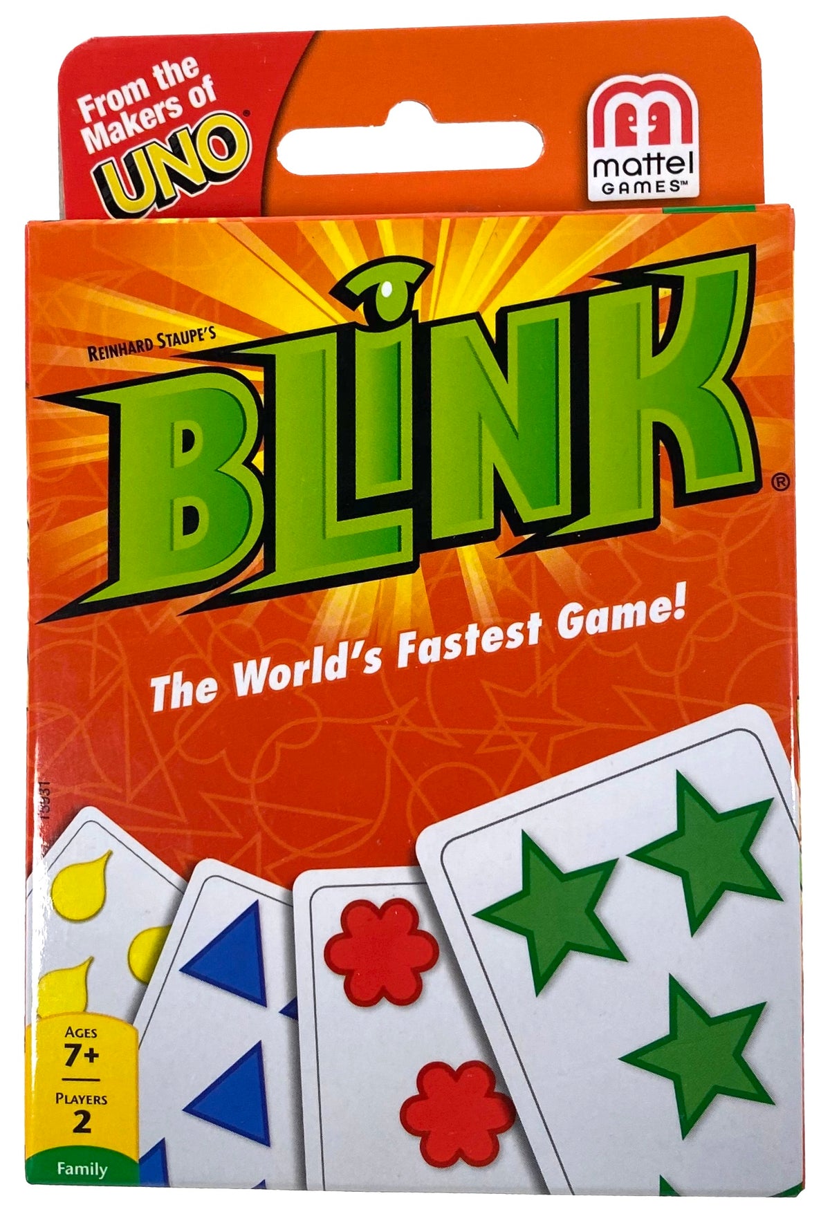 Blink Card Game By Uno The World's Fastest Game! Mattel Games 2 Player  Complete