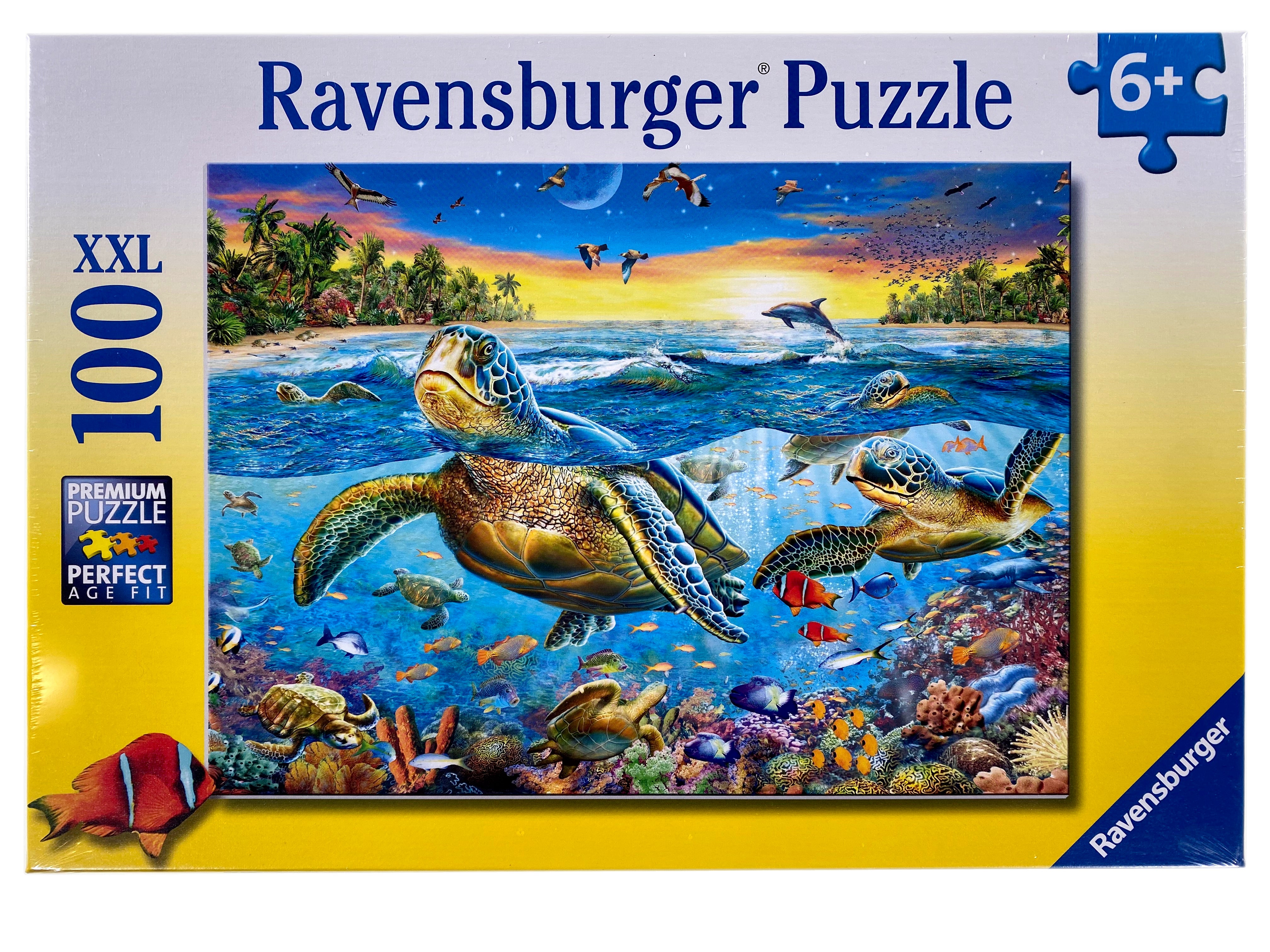 Swim With The Sea Turtles 100 Piece Puzzle    