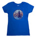 Pickled Mountain Chico - Womens T-Shirt Heather Royal Blue S  